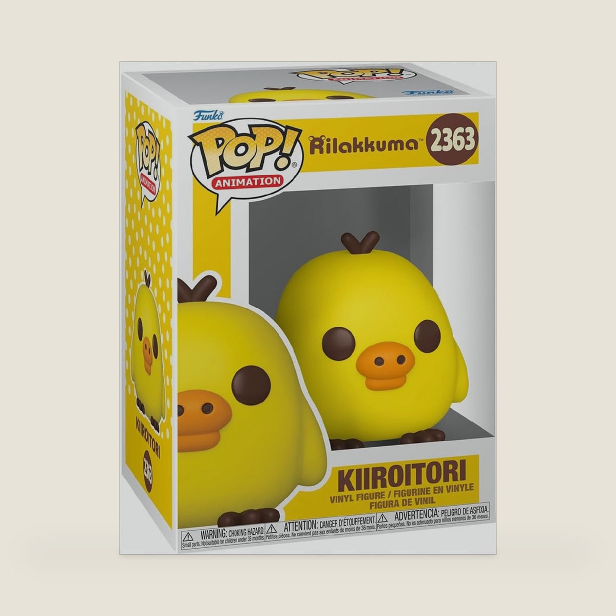 Pop! Animation: Rilakkuma - Kiiroitori - Collectable Vinyl Figure - Gift Idea - Official Merchandise - Toys for Kids & Adults - Anime Fans - Model Figure for Collectors and Display