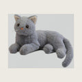 Gray Cat Plush Soft Plush Cat Toy, 12 inch Realistic Cat Stuffed Animal Gifts for Boys and Girls, Cat Lovers (Gray)