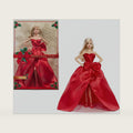 Barbie Signature 2026 Collectible Holiday Doll and Doll Stand