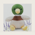 SpecialYou 10" Microwavable Mallard Duck Plush,0.45lbs Mallard Duck Scented Stuffed Animals Comfort Plush Toys,Plushie Gift for Kids Birthday Christmas Party Decor