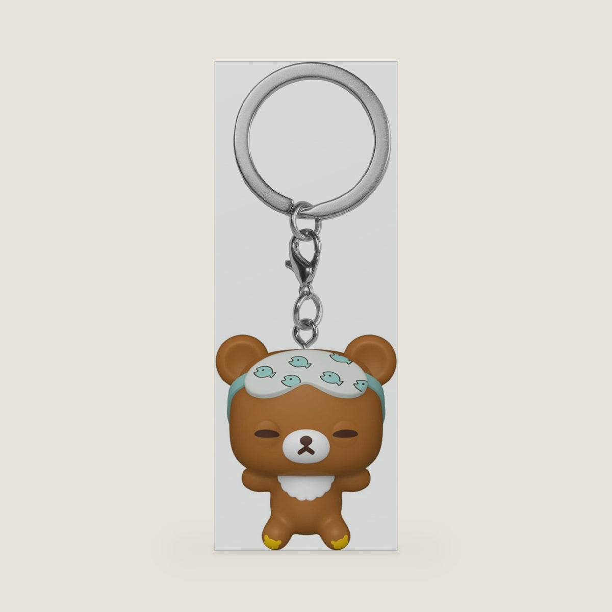 POP Keychain Rilakkuma Chirookuma Bear Suyuya Version
