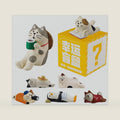 Super Cute Creative Cat Theme Mystery Box Figures, Surprise Mysterious Bag Random Action Figure Figurine Collectible Home Desk Car Decoration, Birthday Christmas New Year Gift, Relax-1 Box
