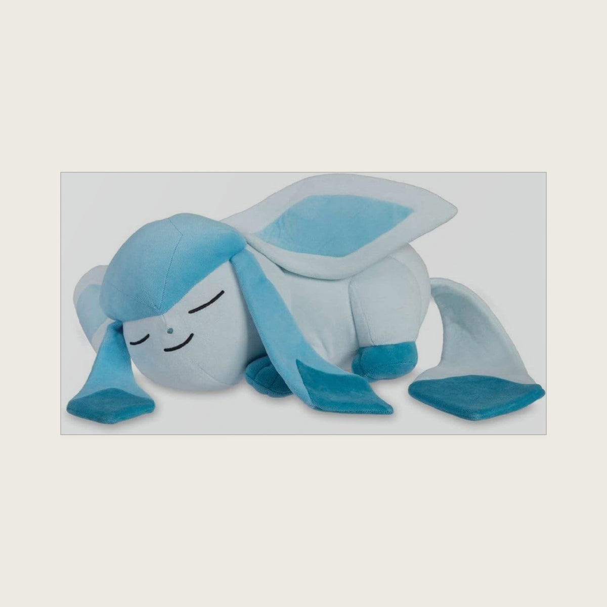 Center: Sleeping Glaceon Poké Plush