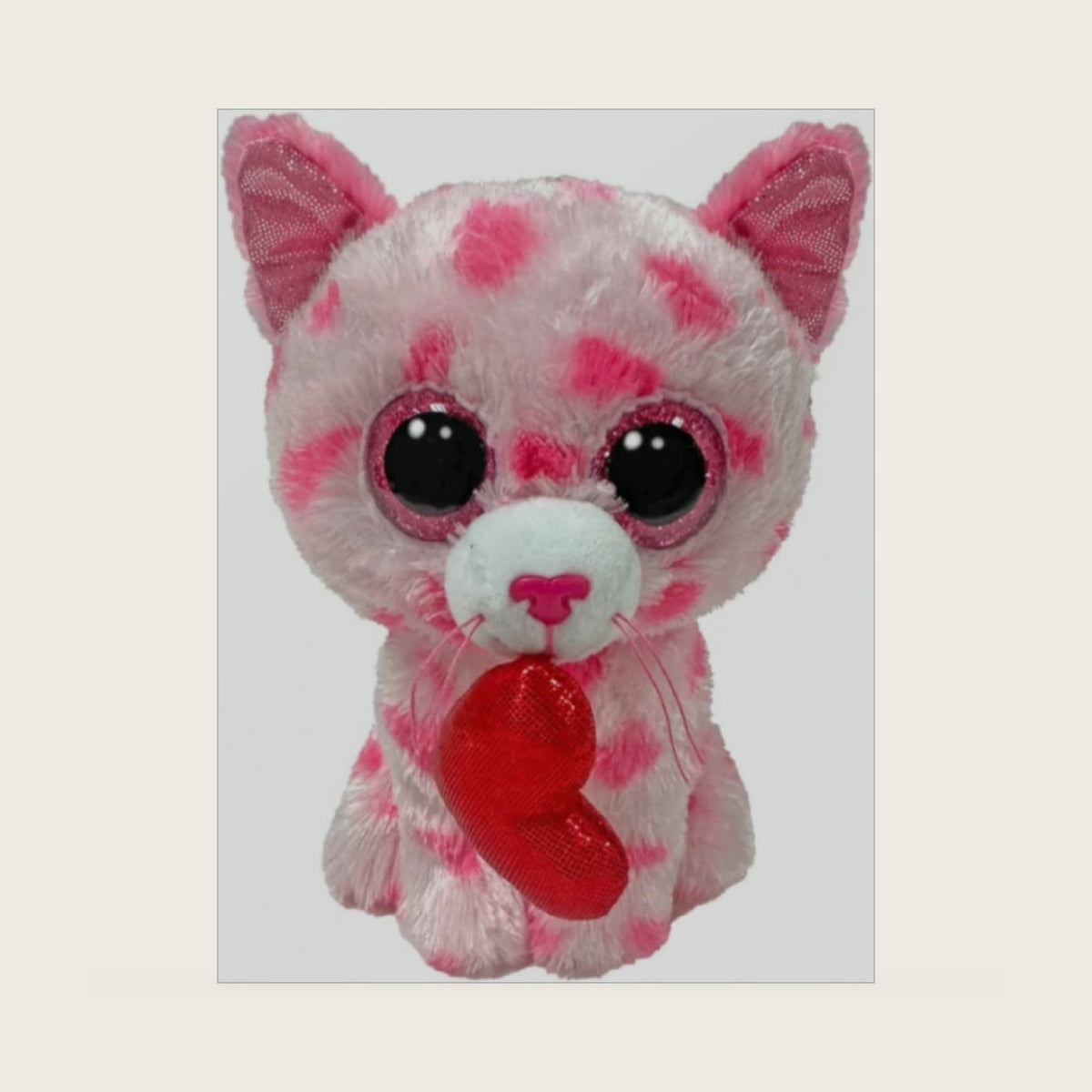 Beanie Boo Sweet the Kitten with Heart for Valentines 2026-6"