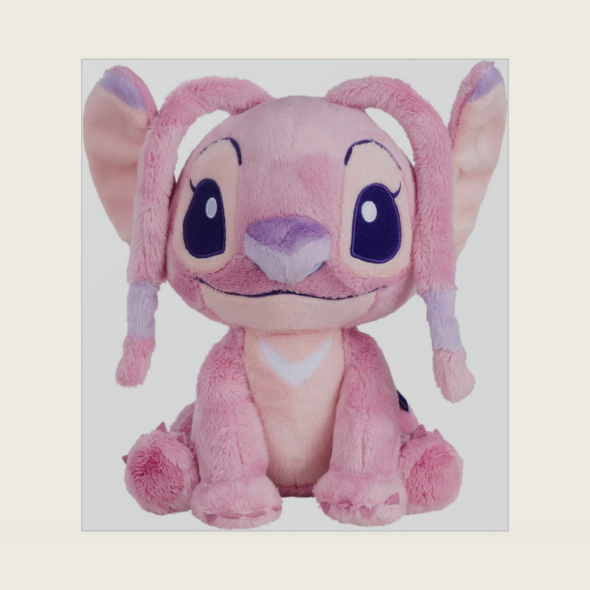 Simba Lilo and Stitch Angel Plush Toy, 25 cm, Cuddly Toy, Cuddly Soft, Suitable from the First Months of Life