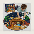Sitodier Christian Bible Puzzles for Kids, 48-Piece Nativity Scene of Jesus Floor Puzzle, Educational Toy for Sunday School, Holy Week and Palm Sunday, Gift for Boys and Girls Ages 3 to 8