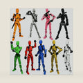 Titan 13 Action Figure,Multi-Jointed Lucky Robot 13 Action Figure Set