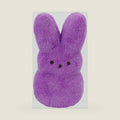 Animal Adventure | 15" Purple Shaggy Bunny Peeps Plush | Easter Basket Stuffed Animals for Kids | Marshmallow Candy | Huggable Ultra Soft Plushie Stuffers Buddy Toy | Collectable Gifts | Aged 3+