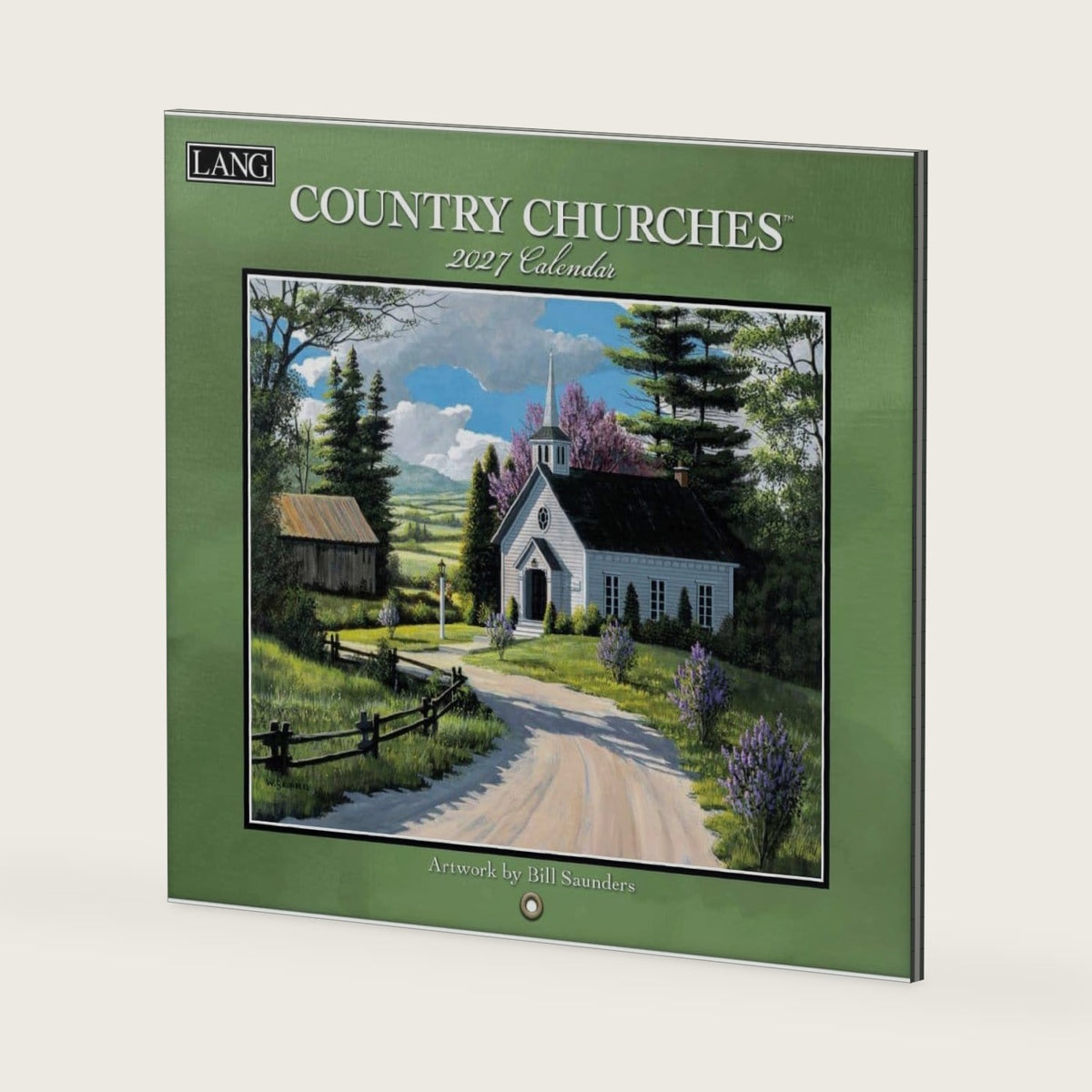 Country Churches 2027 Wall Calendar by Bill Saunders