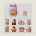 3 Pieces Cute Mini Pig Series Blind Box Figures