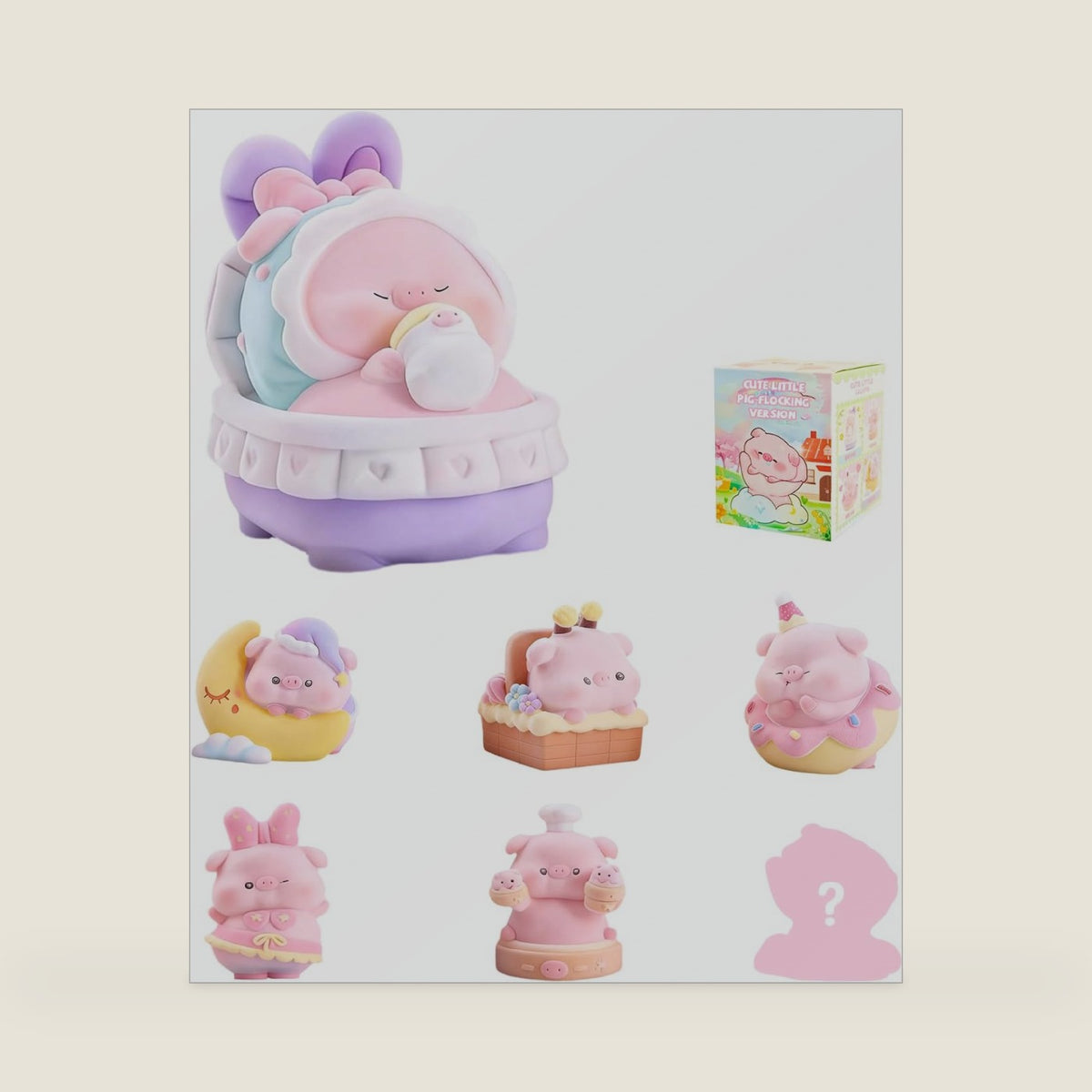 Cute Little Pig Series Blind Box Figures