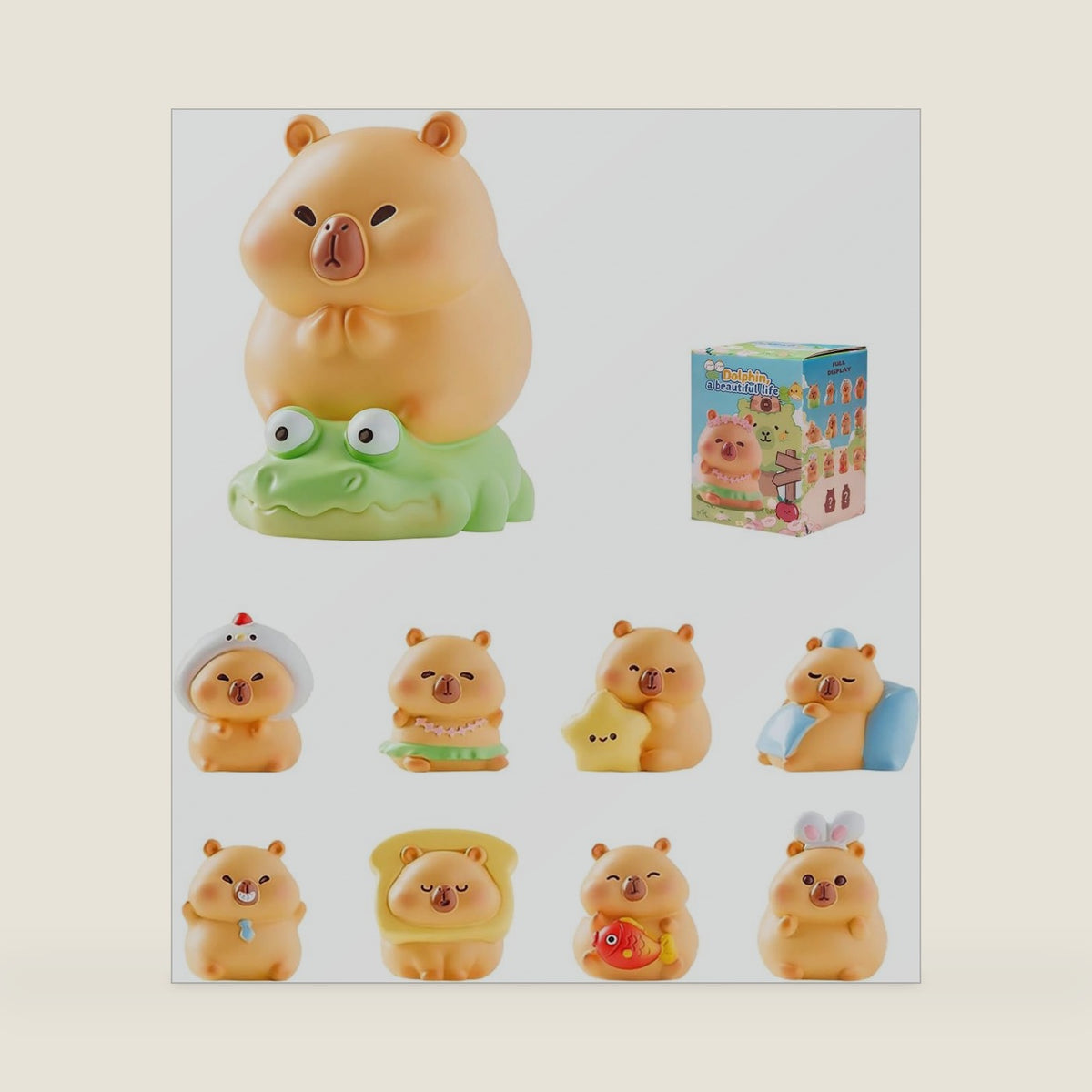 The Good Life of Capybara Series Blind Box Figures