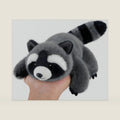 PEACH CAT Raccoon Stuffed Animal Cute Plushies Small Plush Toys Birthday Gifts for Girls Boys Kids
