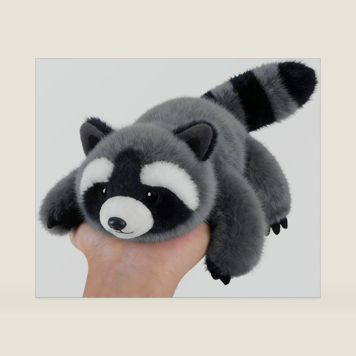 PEACH CAT Raccoon Stuffed Animal Cute Plushies Small Plush Toys Birthday Gifts for Girls Boys Kids