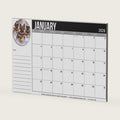 2026 German Shepard Desktop Calendar - Large 19"x13" Monthly Desk Calendar with Cute Dog Photography, Notes and Holidays