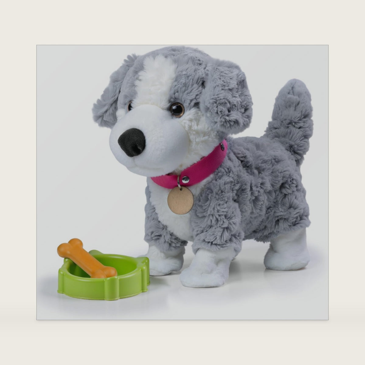Electronic Interactive Plush Dog, Realistic Robot Puppy Toy