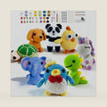 Cosminy Crochet Kit for Beginners Kids & Adults, 8 Pcs Amigurumi Animals Crochet Kit, Step-by-Step Video Tutorials & Yarn, Christmas Birthday Holiday Gift