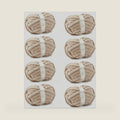 bearberry Jumbo Chenille Yarn, Super Bulky 10 - Extra Plush & Skin-Friendly for Chunky Knit Blankets, Arm Knitting & Crocheting 8-Pack (8oz/25yd Per Skein), Machine Washable, Ultra Soft, Light Khaki