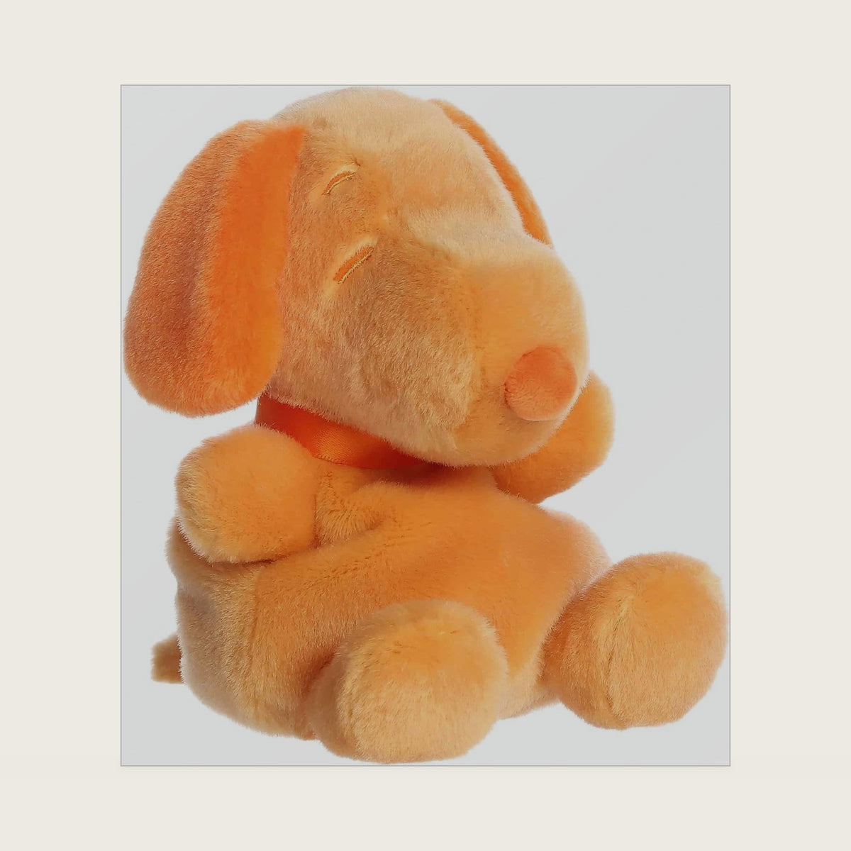 Peanuts 5" Orange Snoopy Color Collection Palm Pals Plush