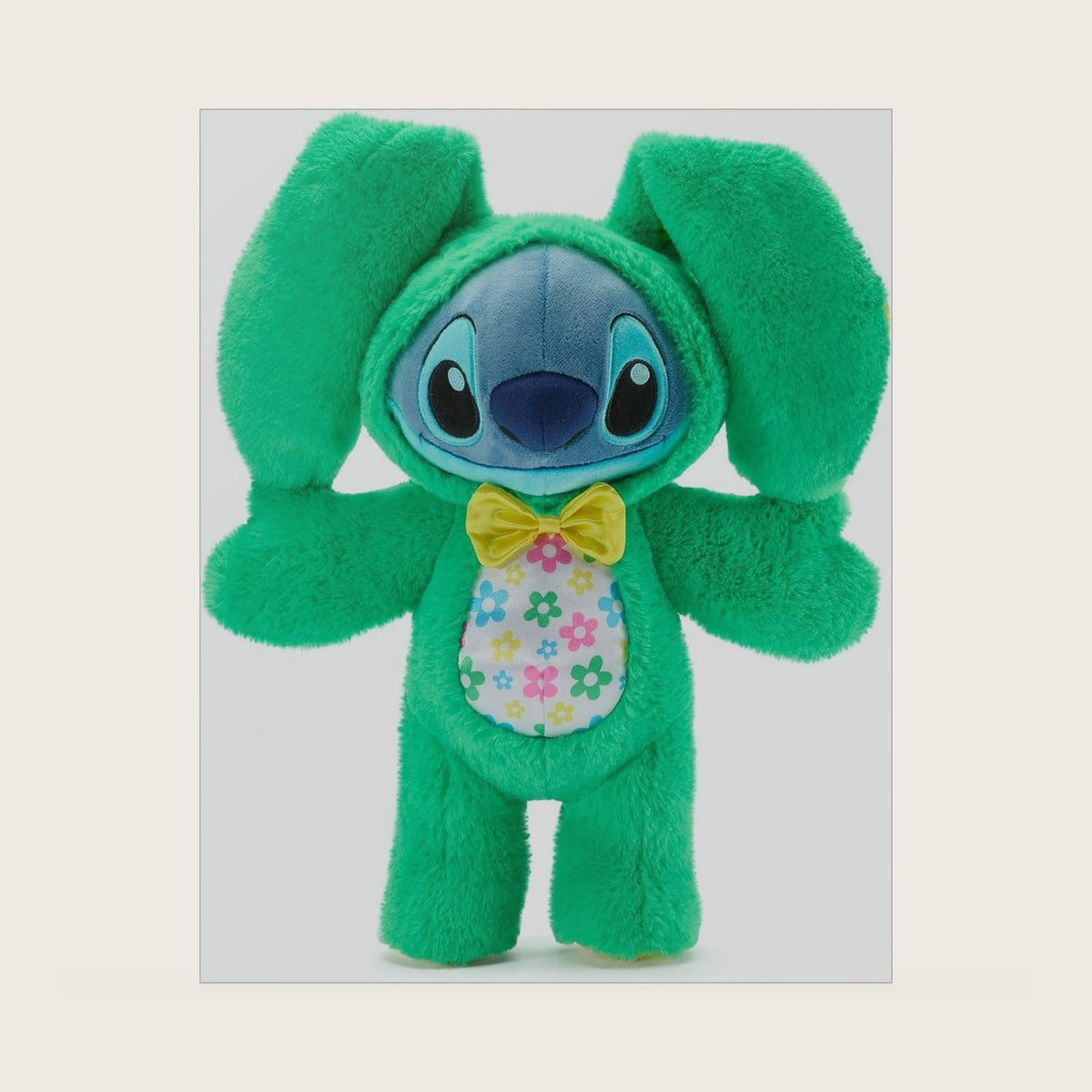 Store Official 2026 Stitch Easter Plush - 13" Plushy in Easter Bunny Costume with Floppy Ears, Satin Bowtie, Floral Print Tummy, and Embroidered Logo