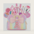 Kids Washable Makeup Kit for Girls, 17 Pcs Non Toxic Make Up with Purse - A