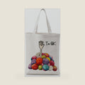 Cute Goose Crochet Canvas Tote Bag for Women
