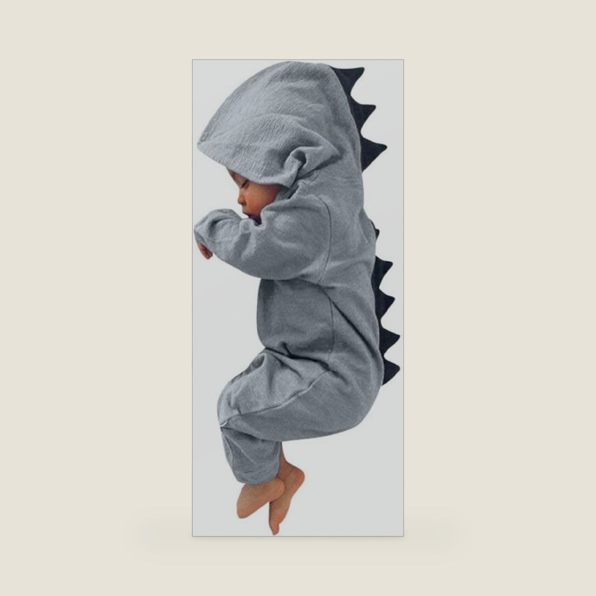 Noubeau Interesting Infant Baby Kids Cartoon Dinosaur Hooded Romper Jumpsuit Layette Sets Clothes