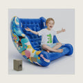 Inflatable Sensory Chair for Autistic Kids – Toddler Rocking Chair for Sensory Seeking, ADHD & Calming – Blow Up Crash Pad for Deep Pressure Therapy in Sensory Room, Birthday Gifts for Boys Girls