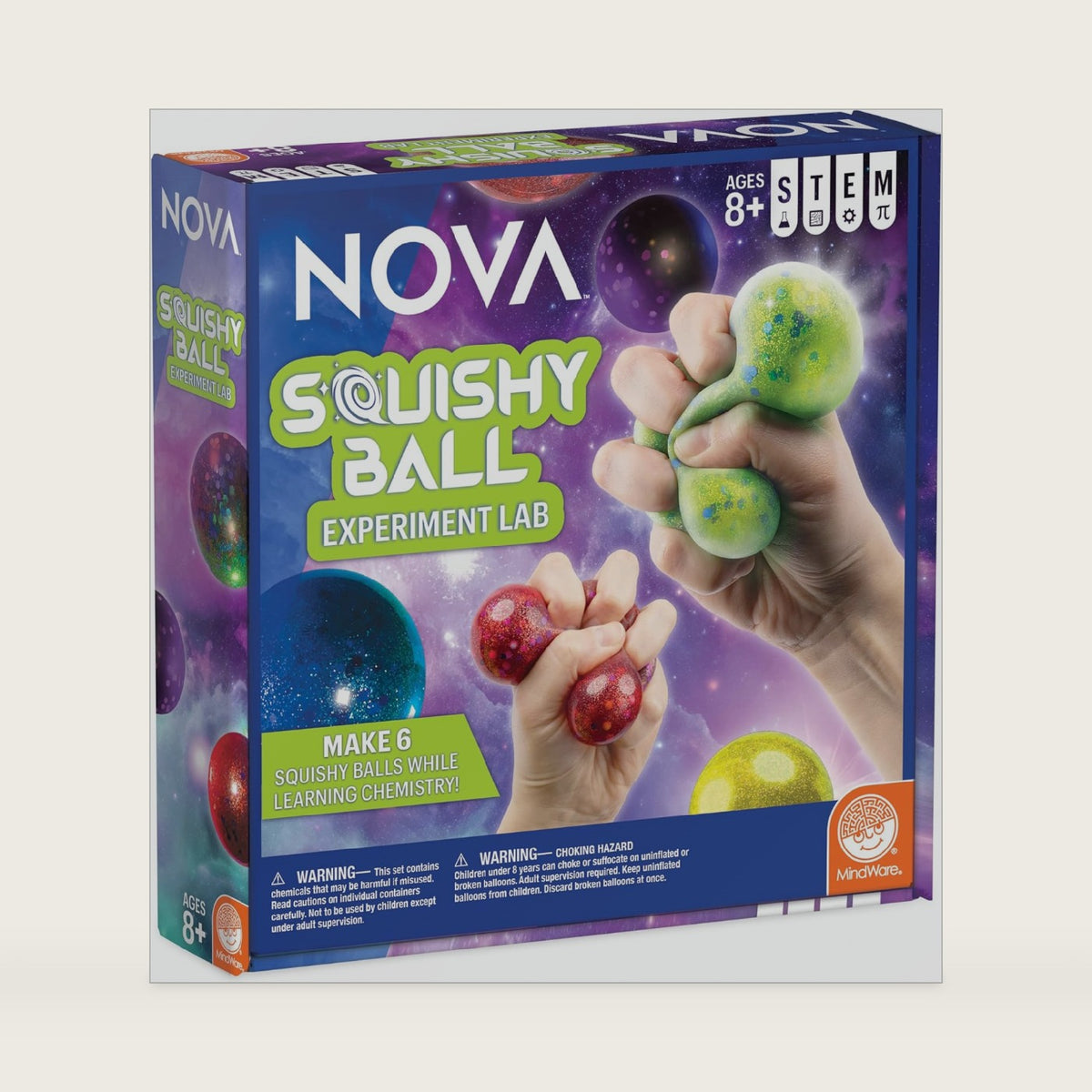 Squishy Ball Making Kit & DIY Stress Ball Science Lab by MindWare