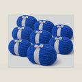 Blue Chunky Chenille Yarn, #8 Jumbo, 8-Pack, 32 Yds/9 Oz Each