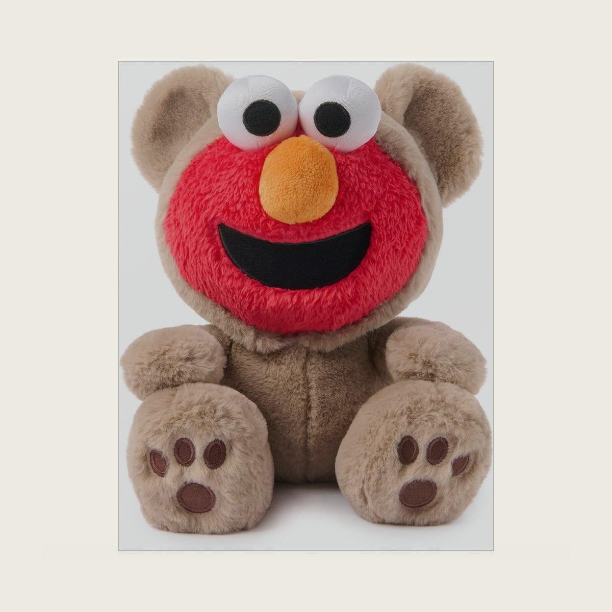 Sesame Street Elmo x Kai Bear 10-Inch Buddy-Up Plush Toy Ages 1+