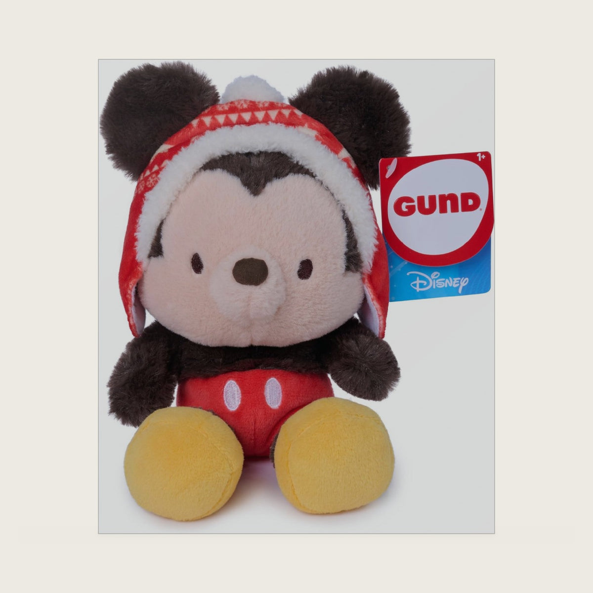 Mickey Mouse Kai Bear Plush with Winter Outfit for Ages 1+