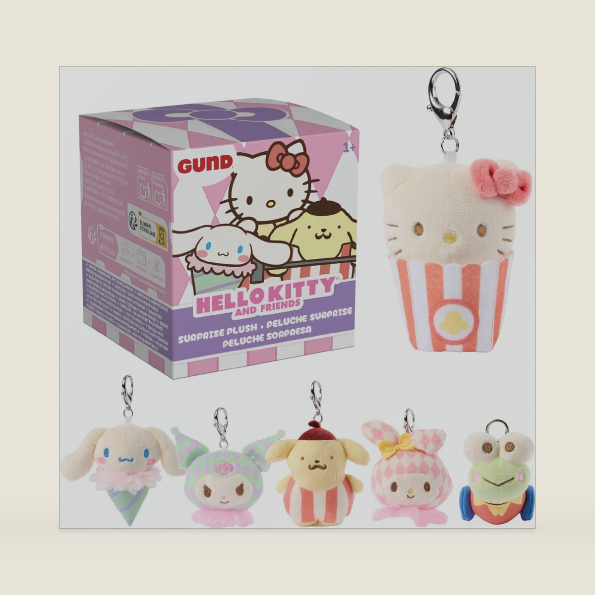 GUND & Friends 3-Inch Surprise Circus Plush (1 of 6 Styles)