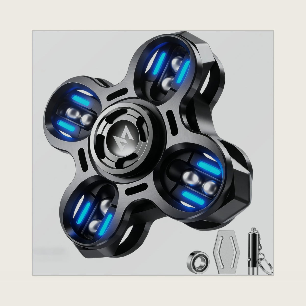 2 in 1-Tuning Fork Fingertip Fidget Spinner Gifts for Adults