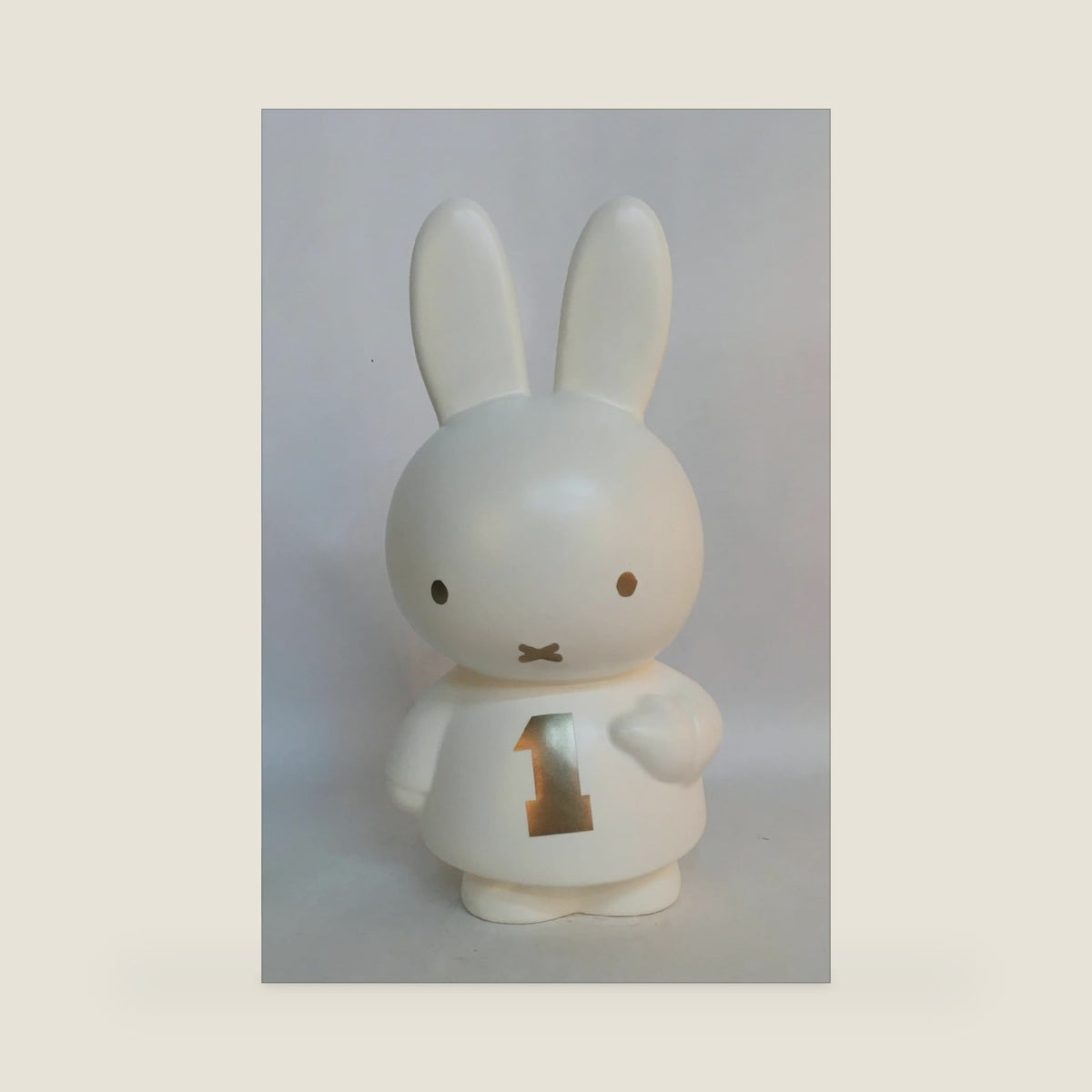 Blanc Bank Hand Painted Ceramic Figurine with No 1 4.83" L x 4.25" W x 9.13" H