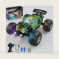 Remote Control Car All-Terrain 1:18 Rc Car with LED Lights 2 Batteries
