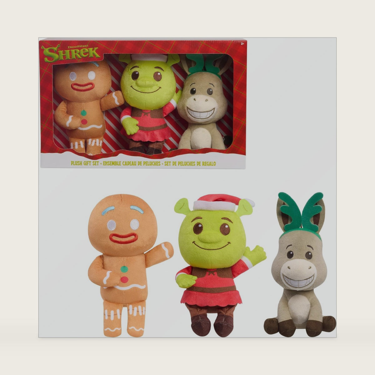 DreamWorks Shrek Holiday Small Plush Gift Set
