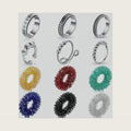 12 Pcs Fidget Rings for Anxiety Spinner, Multiple Style