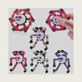 5 PCS Travel Toys Transformable Fidget Spinners Toys for Kids and Adults Sensory Toy for Boys Teens Stress Relief Autism ADHD Cool Road Trip Travel Essential Birthdays Gifts for Party Favors