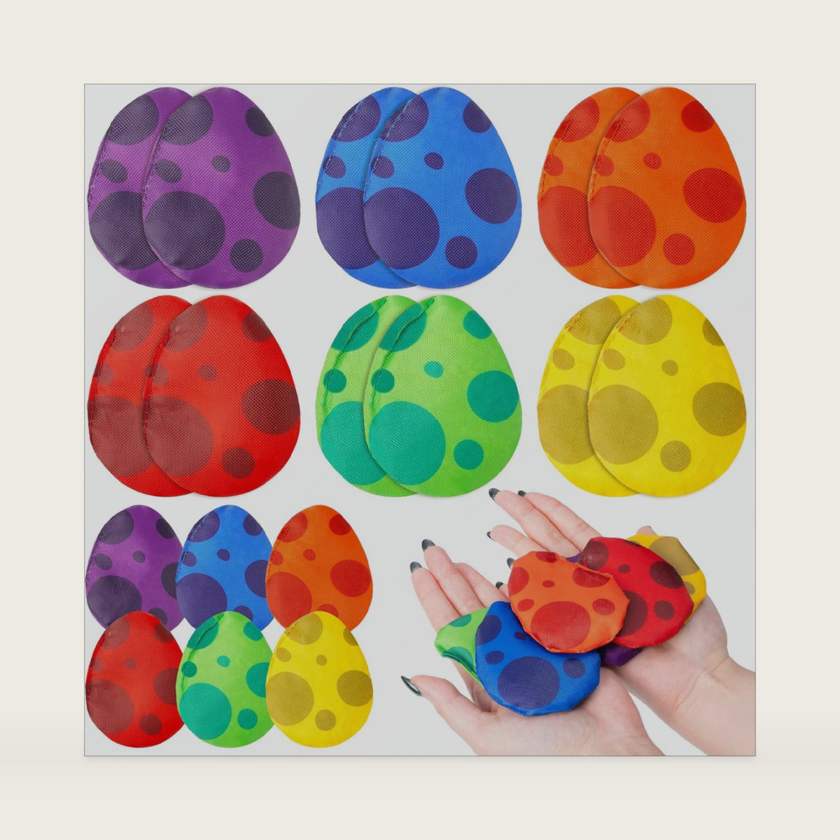 EYxsaxenk Dinosaur Egg Bean Bag for Toss Game Kid Toddler Throwing Game Toy