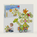 Gears Building Toys for Kids Ages 3+, STEM Construction Set for Toddlers, Train and Flower Models with Electric & Manual Modes, Lights and Music, DIY Educational Learning Toys Gift for Boys and Girls