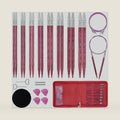 Weabetfu 4.3-inch (11cm) Interchangeable Circular Knitting Needles Set