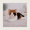 Auswella Plush 11" Calico Cat, Soft Stuffed Animal Toy with Tri-Color Design
