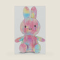 Kids Preferred Plush 14" Tie Dye Bunny - Sitting Dutch Bunny Plush, Embroidered Details, Ultra Soft Stuffed Animal Plushie for Girls and Boys