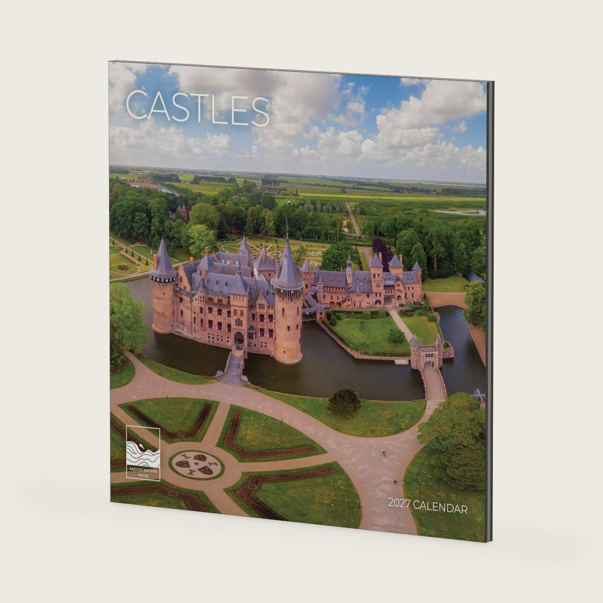 Castles 2027 Wall Calendar, 12 x 24 Hanging Pacific Waters Press