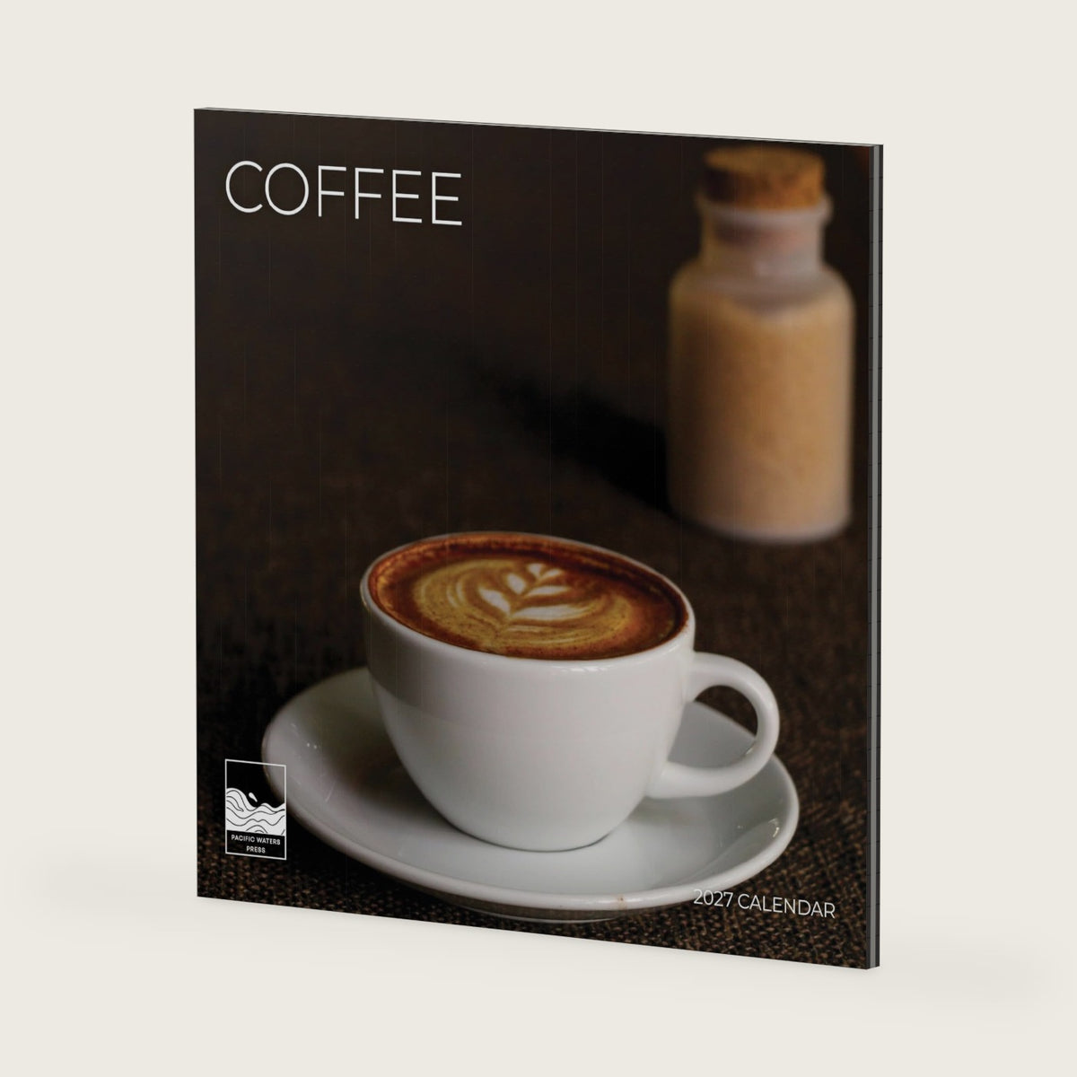 Coffee 2027 Wall Calendar, 12 x 24 Hanging Pacific Waters Press