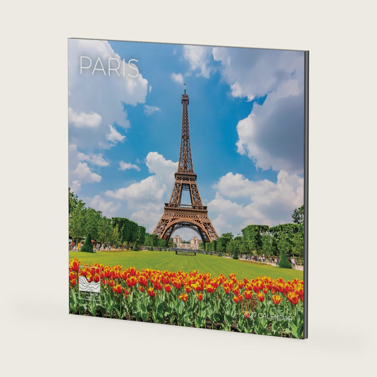 Paris 2027 Wall Calendar, 12 x 24 Hanging Pacific Waters Press