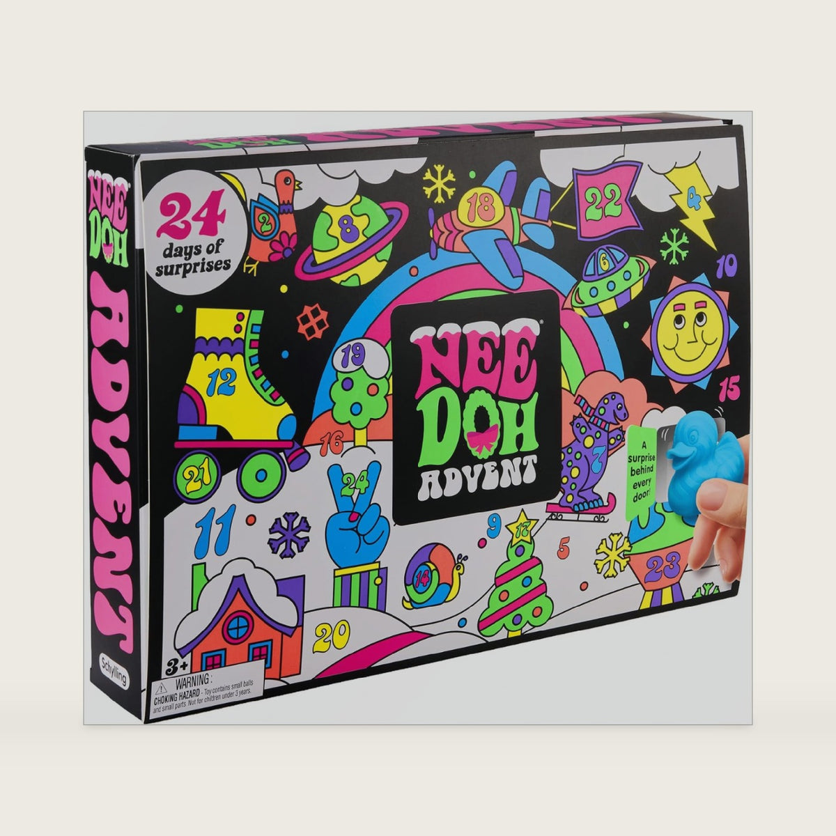 Schylling NeeDoh Squishmas Advent Calendar (Pack of 1)
