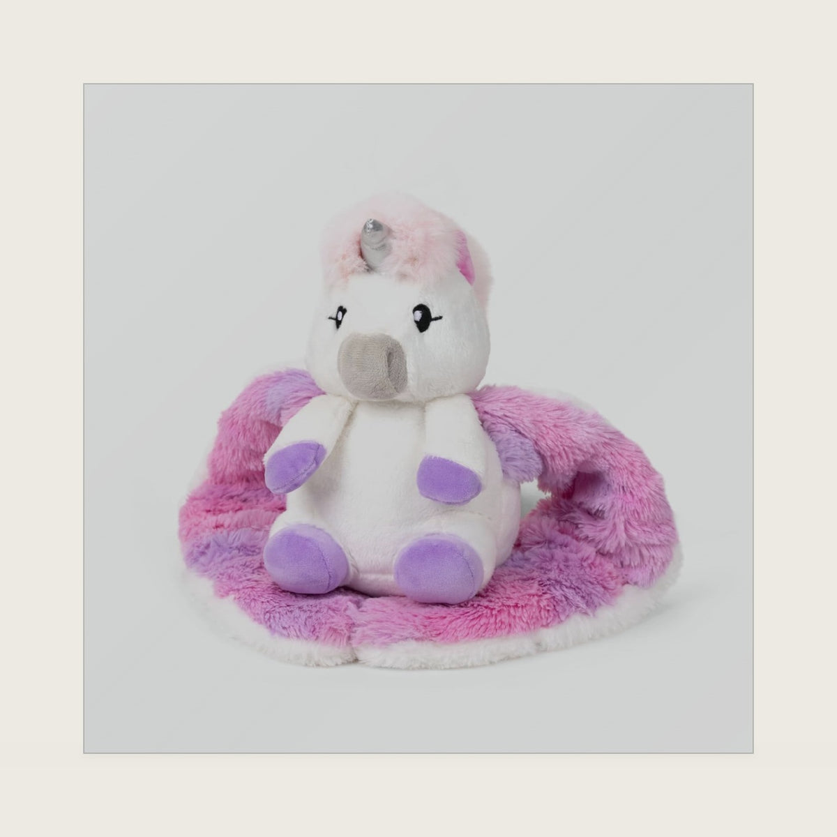 HUGIMALS Hugarounds Echo the Unicorn 2.5 lb Microwaveable Weighted Plush Neck & Shoulder Wrap | Soothing, Comforting Hugs for Self-Care & Relaxation | Unscented for Ages 2+