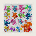 Bulk 24 pcs Turtle Pop Keychain Portable Silicone Popper Kid Gift